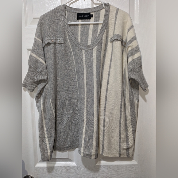 Young Threds Tops - Young Threads Grey Sweater